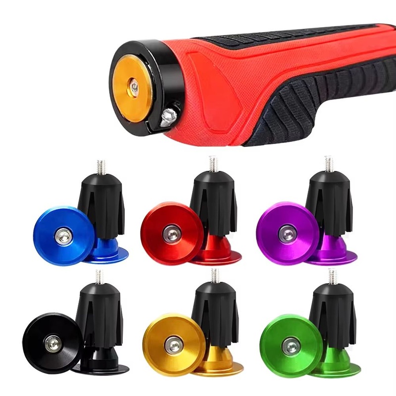Bike Grip Handle Bar End Cap Aluminium Alloy Handlebar Grips Plugs Caps for Road Bicycle Handlebar Grips Plugs Caps