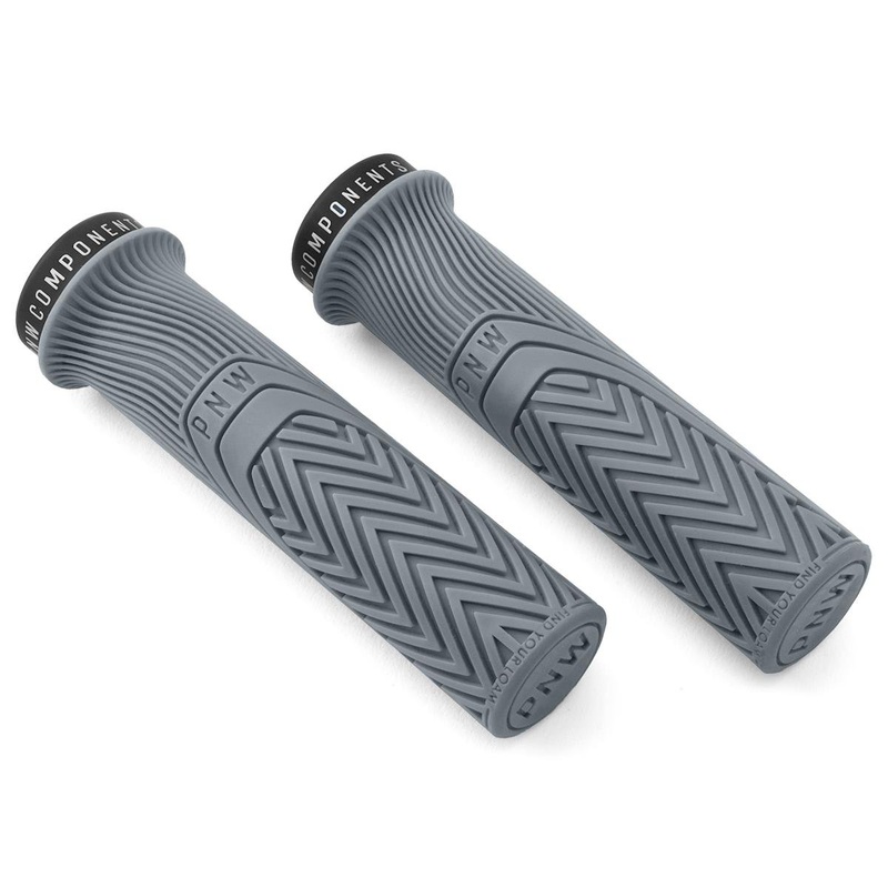 PNW Components Loam Mountain Lock-On Grips (Cement Grey) (Regular)