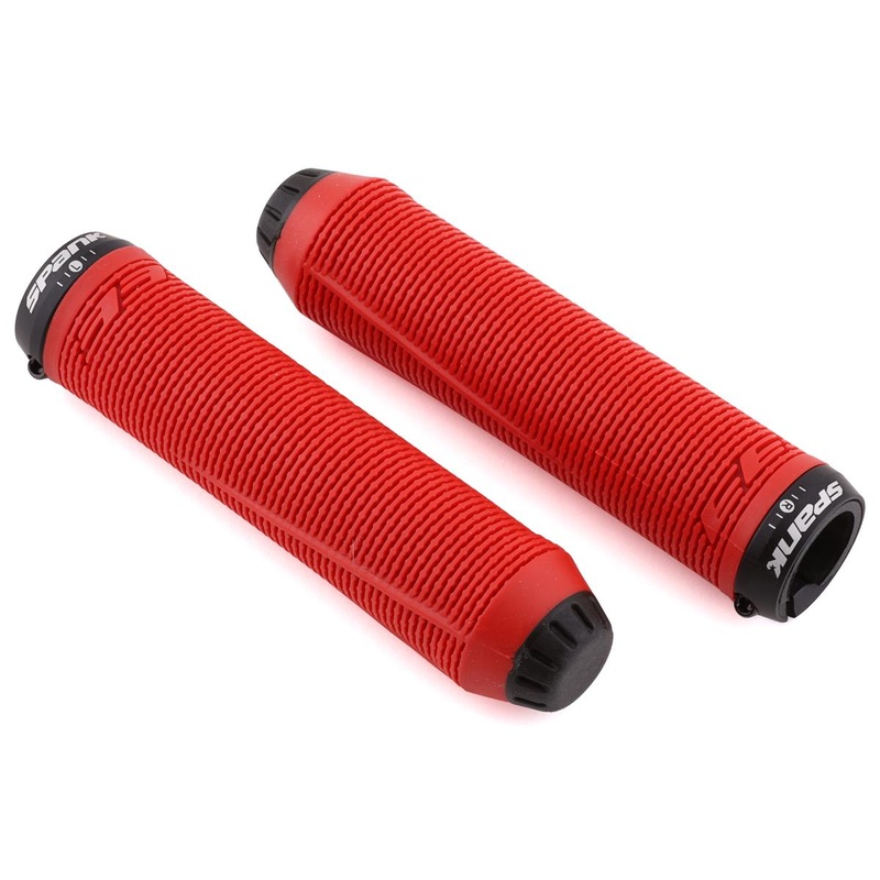 Spank Spike 33 Lock-On Grips (Red)