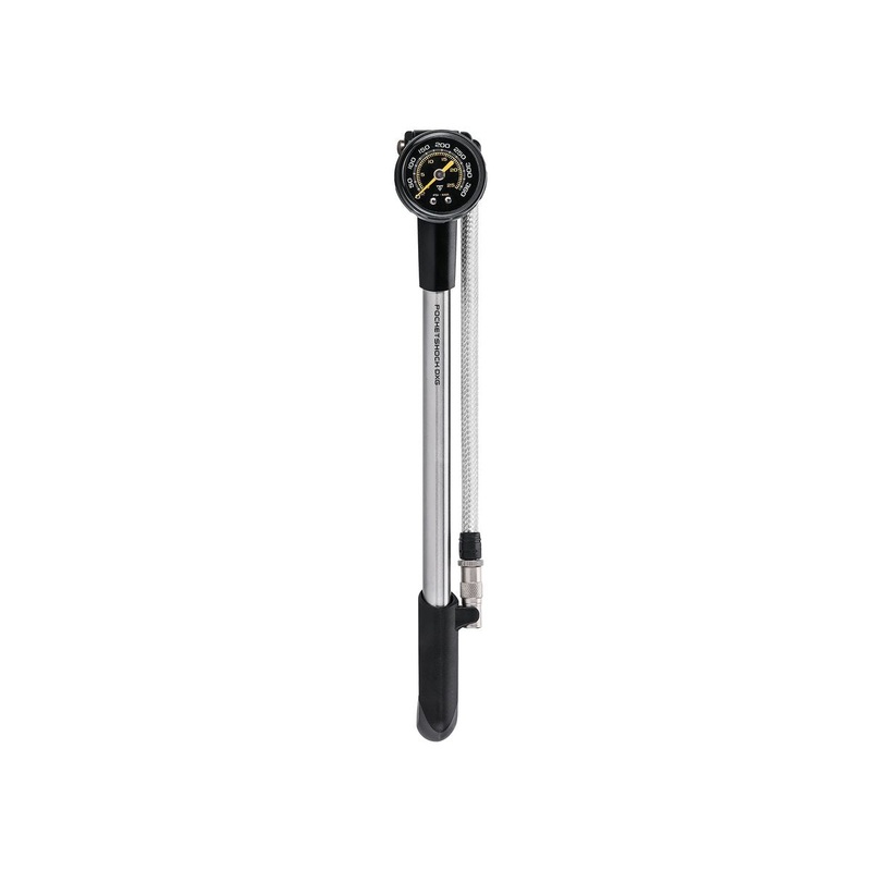 Topeak Pocketshock DXG XL|Topeak Shock Pump Pocketshock DXG XL with dial gauge