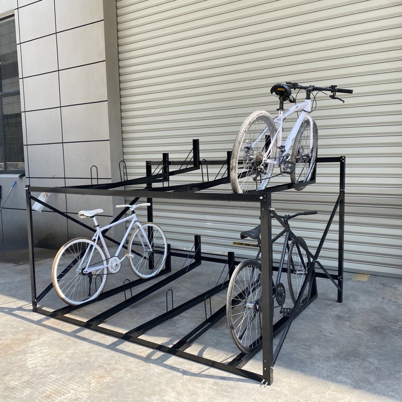 Octo Double Height Manual High Density Multiple Bike Stacker Storage Racks
