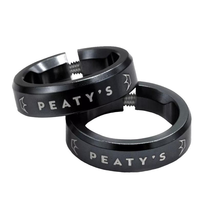 Peatys Monarch Grip Lockrings Pair Black