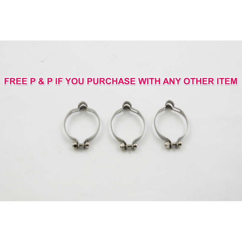 SET OF 3 FIXIE,MTB,60’s 70’s RACING BIKE,URBAN TRACK SS CABLE CLIPS GUIDE 28.6mm