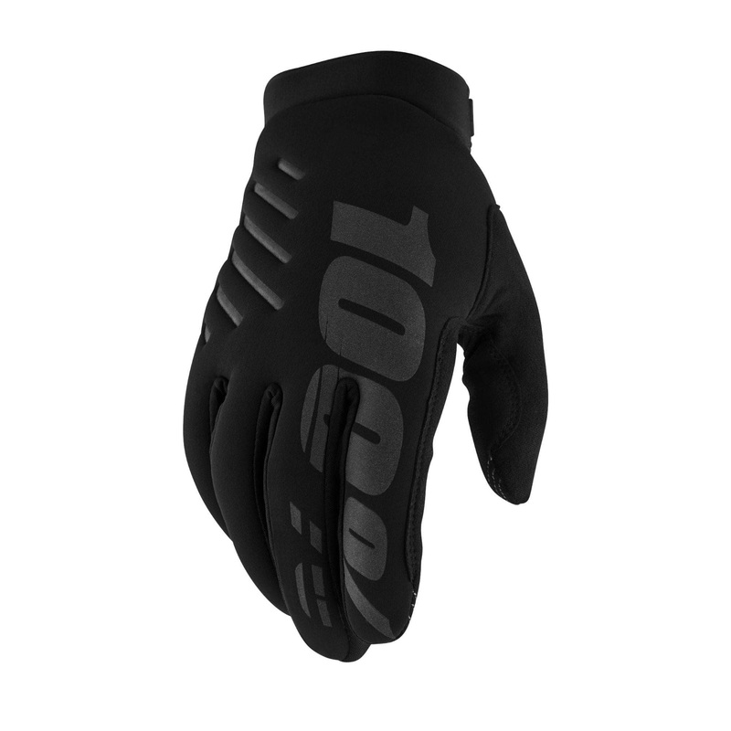 100% Brisker Cold Weather Glove – Black / Grey