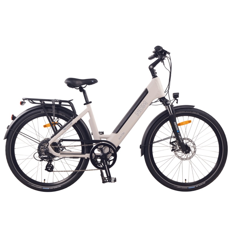 2025 NCM T3s Step-Thru Trekking E-Bike, 300W, 48V 12Ah 576Wh Battery ( With Hydraulic Brakes )