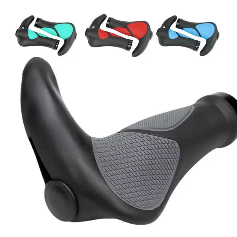 Bicycle Grips TPR Rubber Integrated Non-Slip Road/Mountain Lock-on MTB Bike Handle Grips