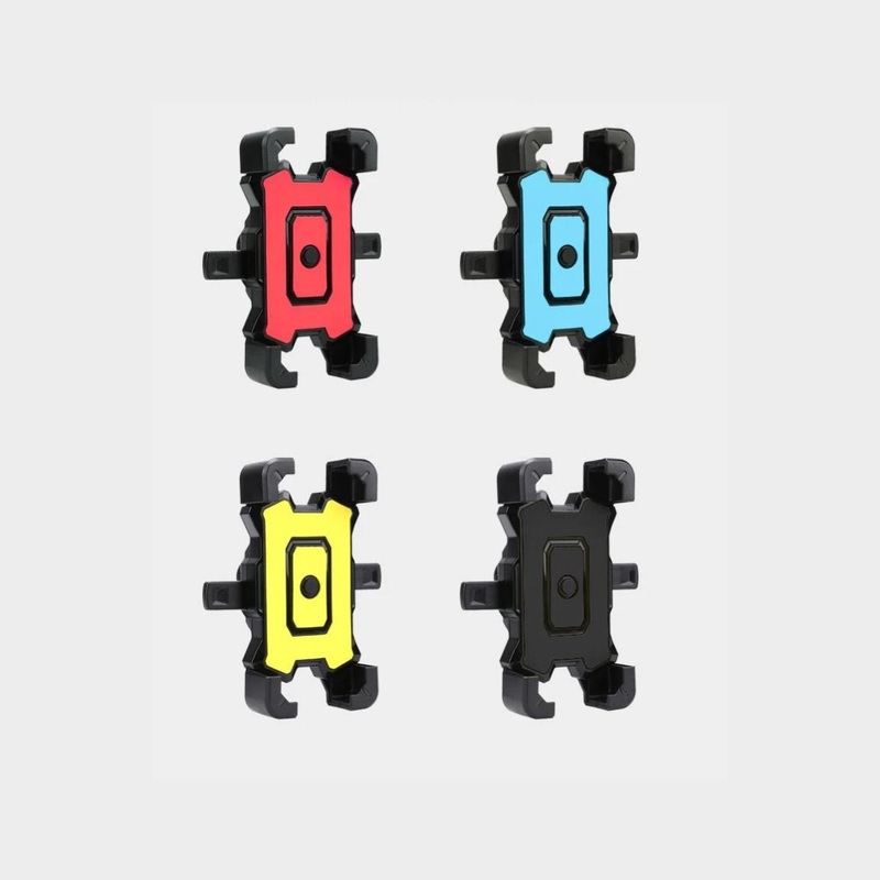 Colorful 360 Rotation Adjustable Waterproof Flexible Handlebar Phone Holder Bicycle Motorcycle Mobile Cell Phone Holder