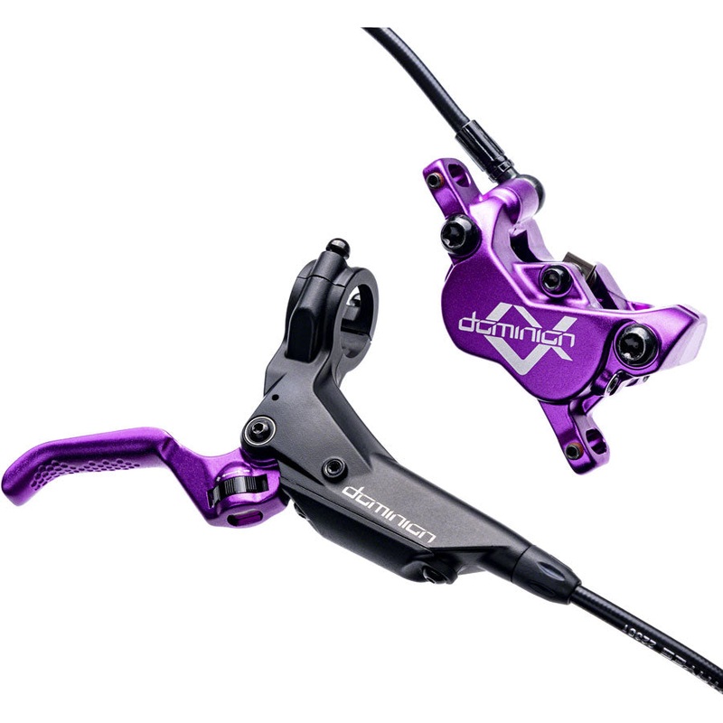 Hayes Dominion A4 Disc Brake Lever – Front Rear Hydraulic Post Mount Purple/BLK