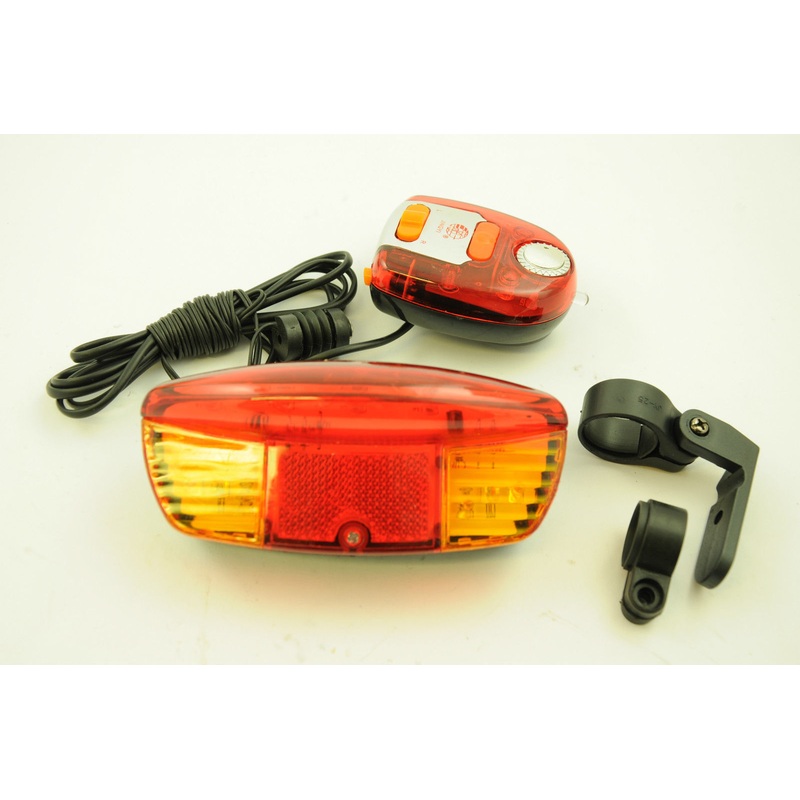 MULTI FUNCTION BICYCLE FUN INDICATORS, BRAKE LIGHT,LED LIGHT,PLUS 8 TONE HORN