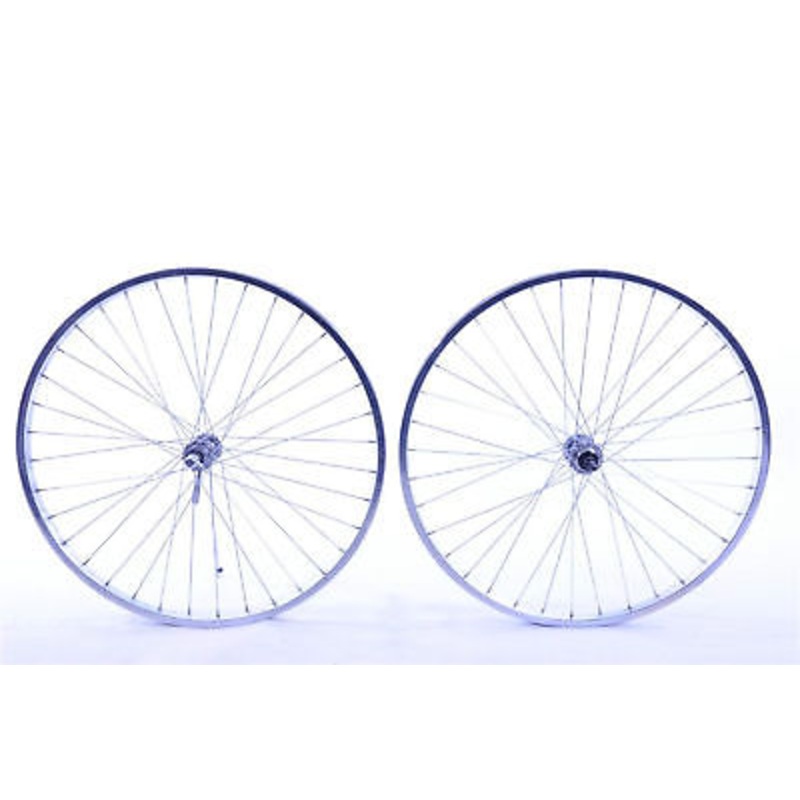 PAIR WHEELS 26 SINGLE SPEED CONVERSION MOUNTAIN BIKES & ATB HANDBUILT CP RIMS