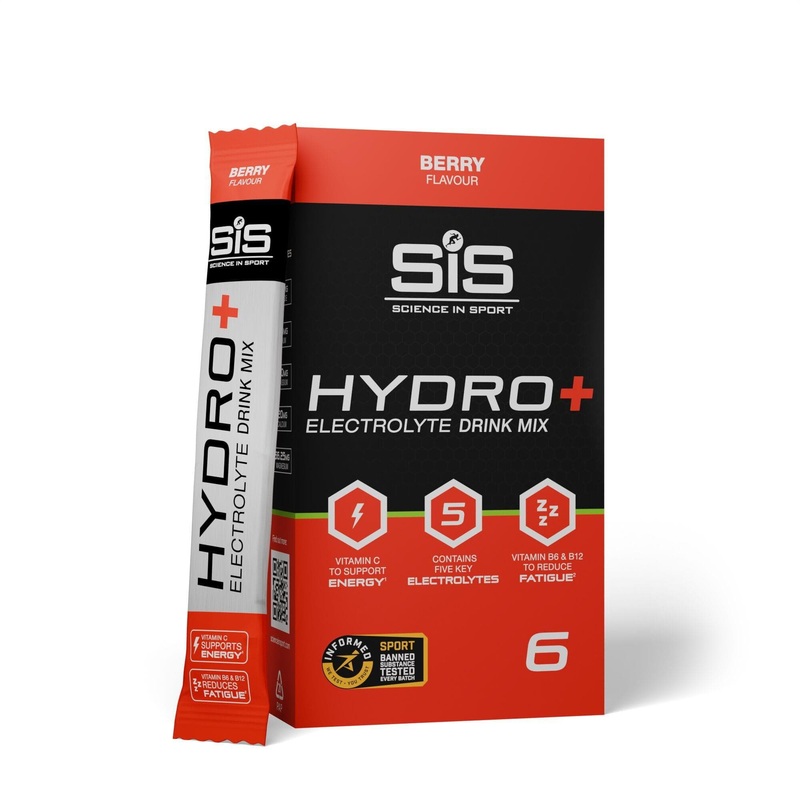 Science In Sport Hydro+ Stick Powder Berry – 4.5g – Pack of 6