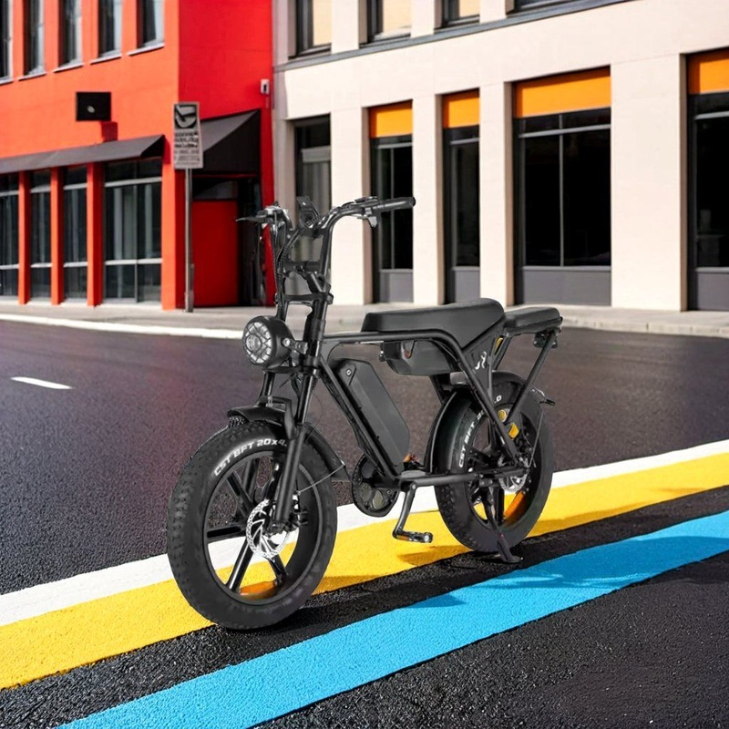 The African Union Market Is Hot for The V20 Electric Hybrid Bicycle, Featuring a 250W or 1000W Motor and a 15ah Battery Capacity.