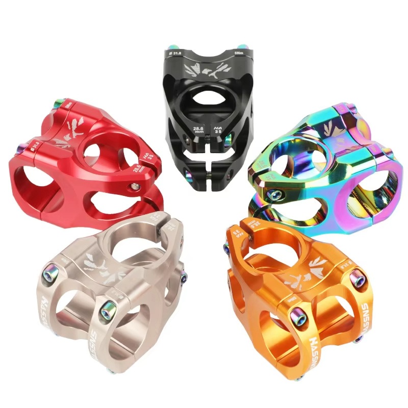 Bicycle Table Short Stem Aluminum 35mm Mountain Bike Bridge 31.8 Power Handlebar Throat Stem for Speed Mesa