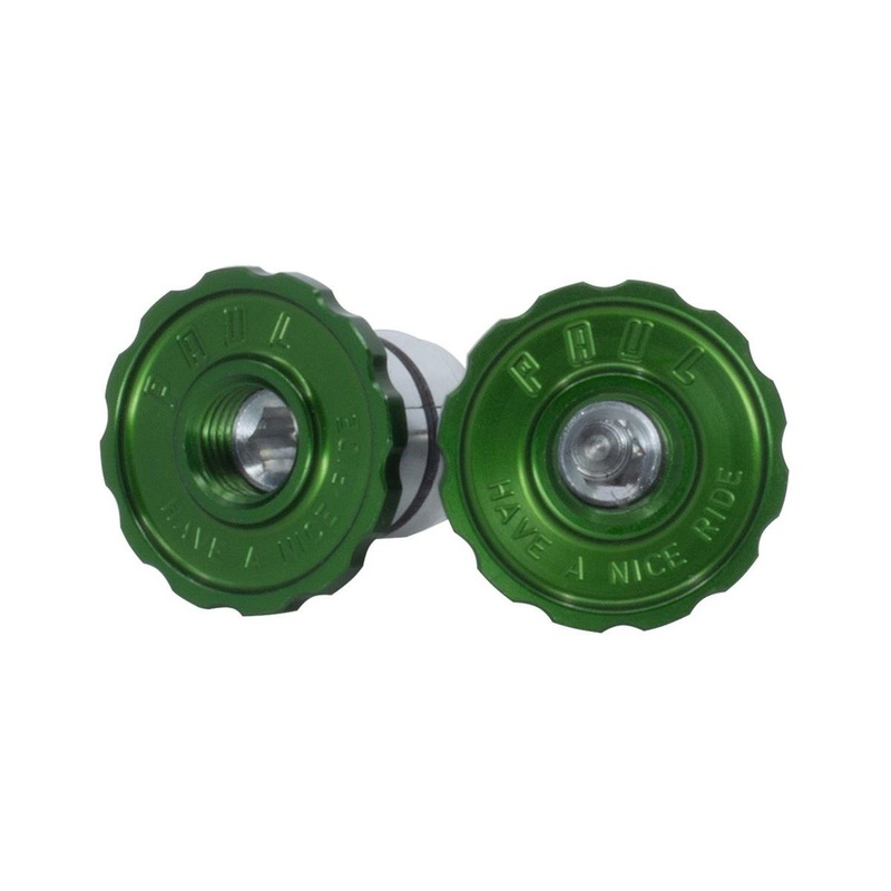 Paul Components Aluminum Bar End Plugs (Green)