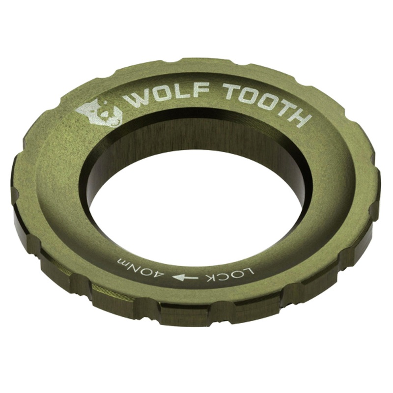Ghiera Centerlock WolfTooth – Verde scuro