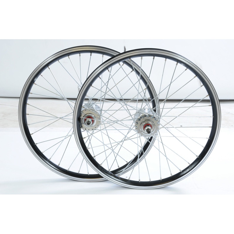 PAIR 20 x1.75 (406-17) FLIP FLOP FIXIE BIKE WHEELS-FOLDER CONVERSIONS & PROJECTS