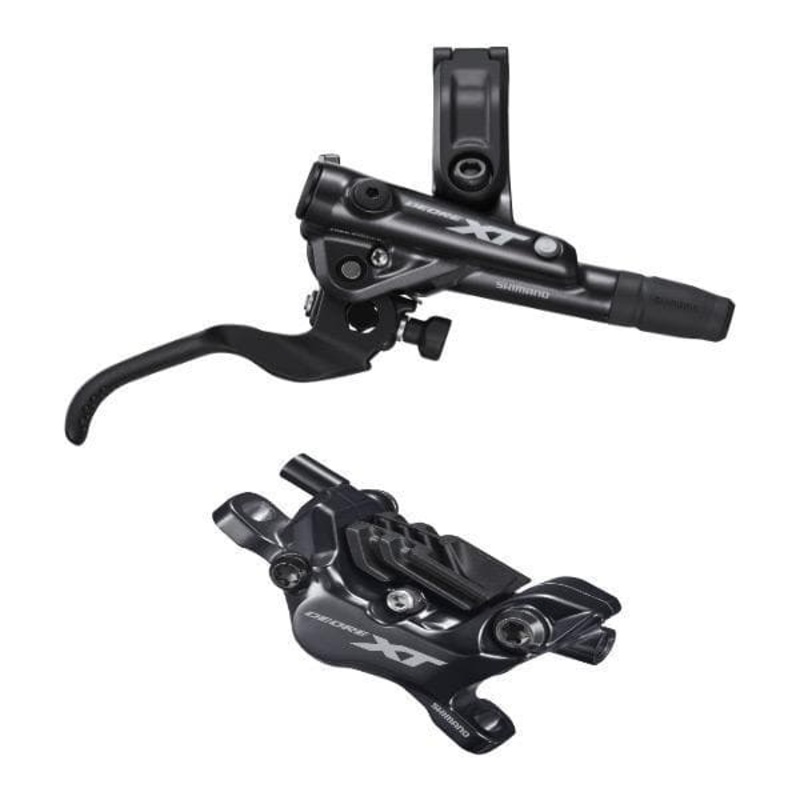 Shimano Deore XT BR-M8120/BL-M8100 4 pot bled brake lever/post mount calliper