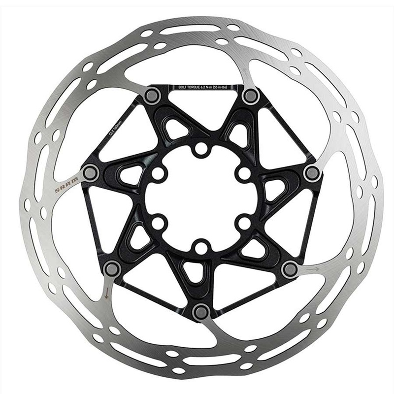 SRAM CenterLine X 2pc 6-Bolt Rotor Rounded Ti 140mm