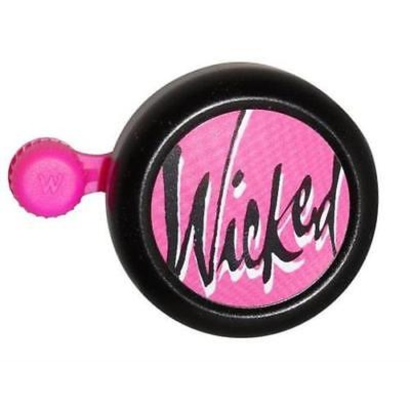 WICKED KIDDIES BIKE BELL KIDS CYCLE BIKE QUALITY RINGING BELL PINK PURPLE TOP