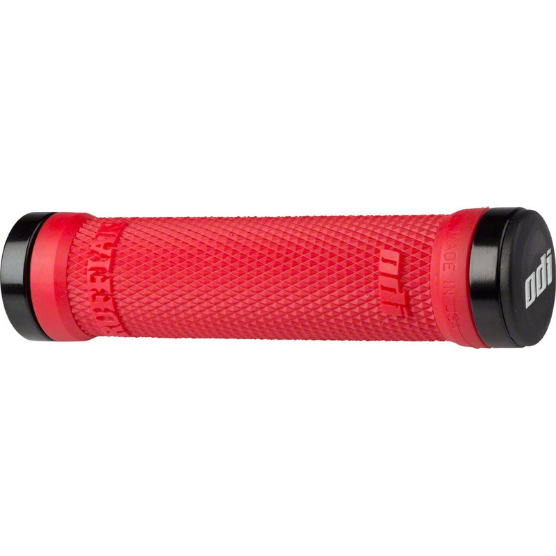 ODI Ruffian Grips – Bright Red Lock-On
