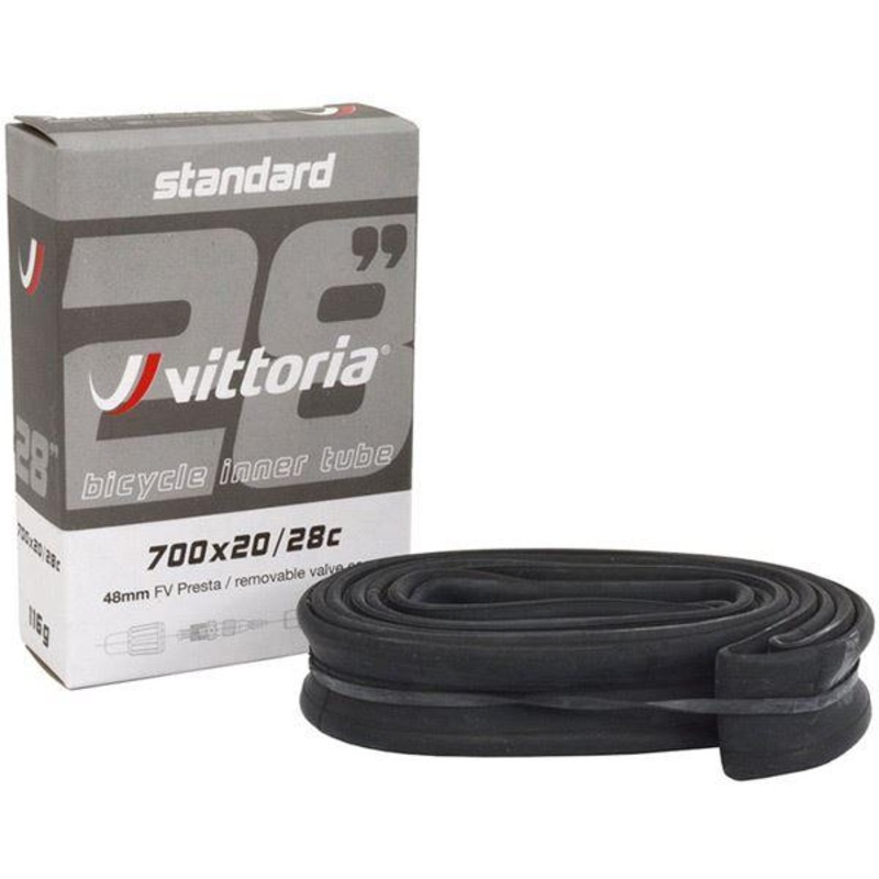 Vittoria Standard Inner Tube|700 x 20/28c|700 x 28/42c|700 x 40/52c|Fv Presta 80mm|Fv Presta 48mm|Fv Presta RCV 60mm|Fv Presta RCV 48mm