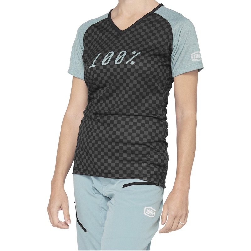 100% Airmatic Women’s Jersery Seafoam Checkers