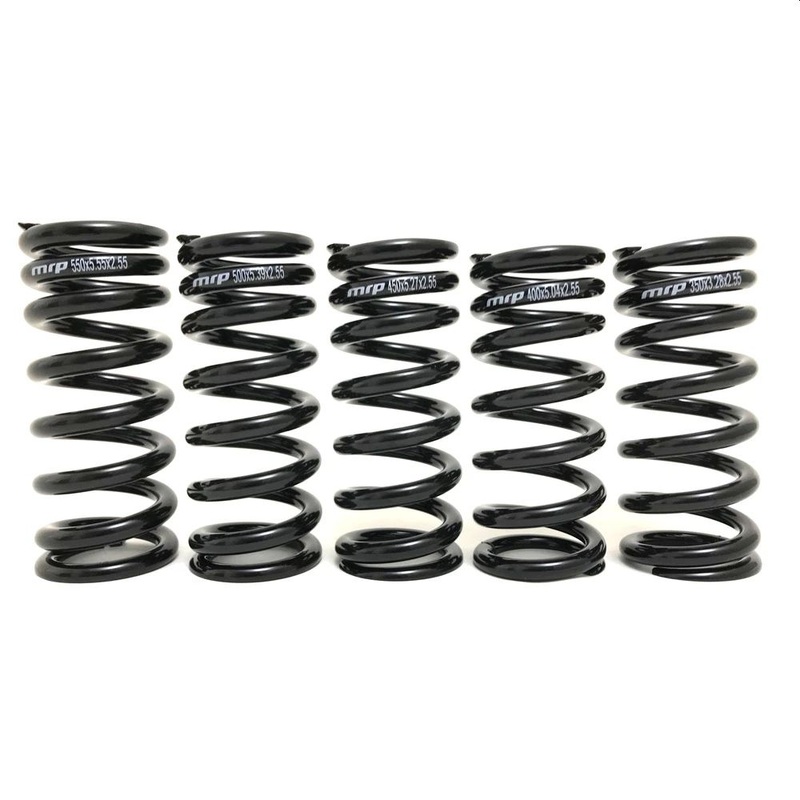 Mrp Progressive Springs|Progressive Spring, 300+, 119×65, 300-360lb|Progressive Spring, 350+, 122×65, 350-420lb|Progressive Spring, 400+, 124×65, 400-480lb|Progressive Spring, 450+, 129×65, 450-540lb|Progressive Spring, 500+, 130×65, 500-600lb|Progressive