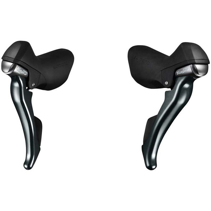 Shimano Tiagra ST-4703 3x 10-Speed Shift/Brake Lever Set – Dual Control BLK