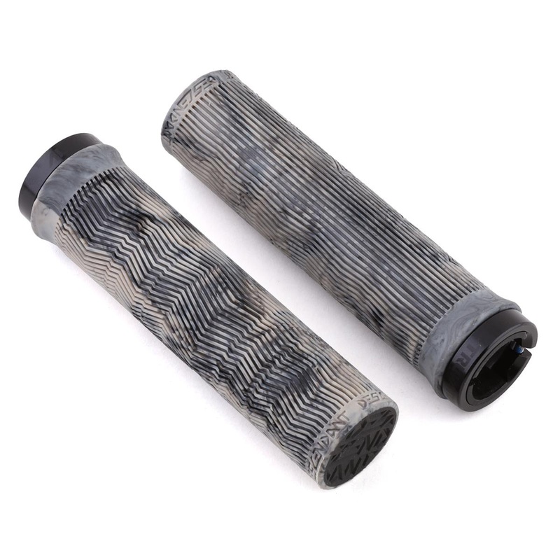 TRUVATIV Descendant Lock-On Grips (Grey/Black Marble) (133mm)