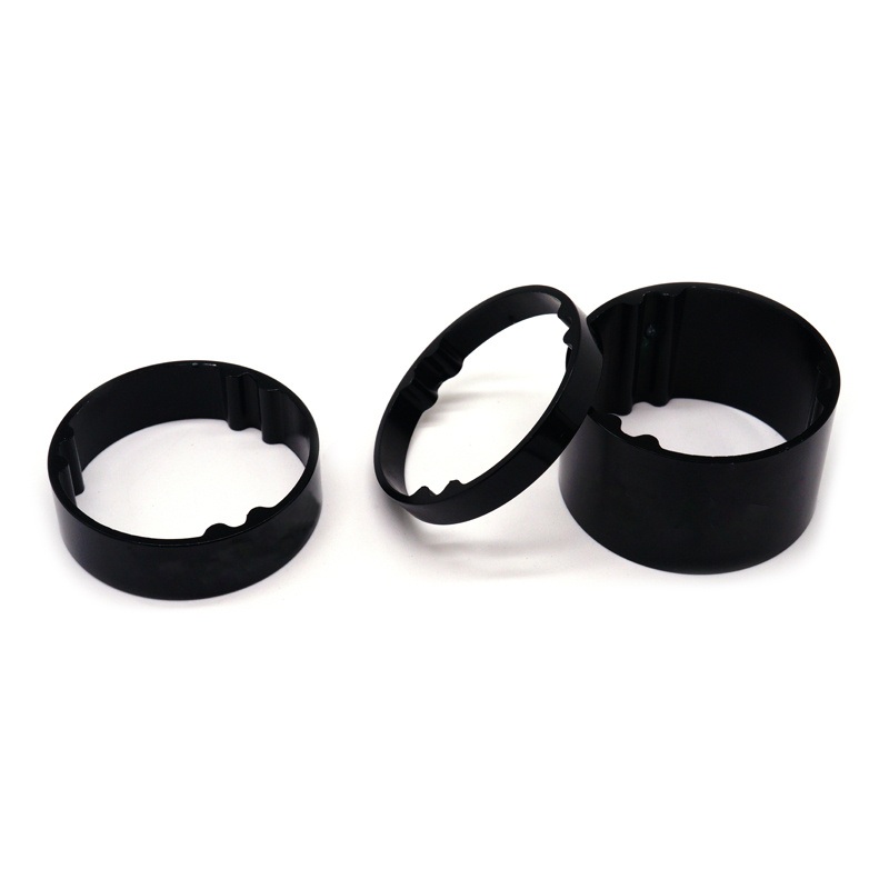 Custom Metal Other Bicycle Parts Aluminum Alloy Anodize Fork Washer Cap Headset Stem Spacers for Mountain Bike Parts