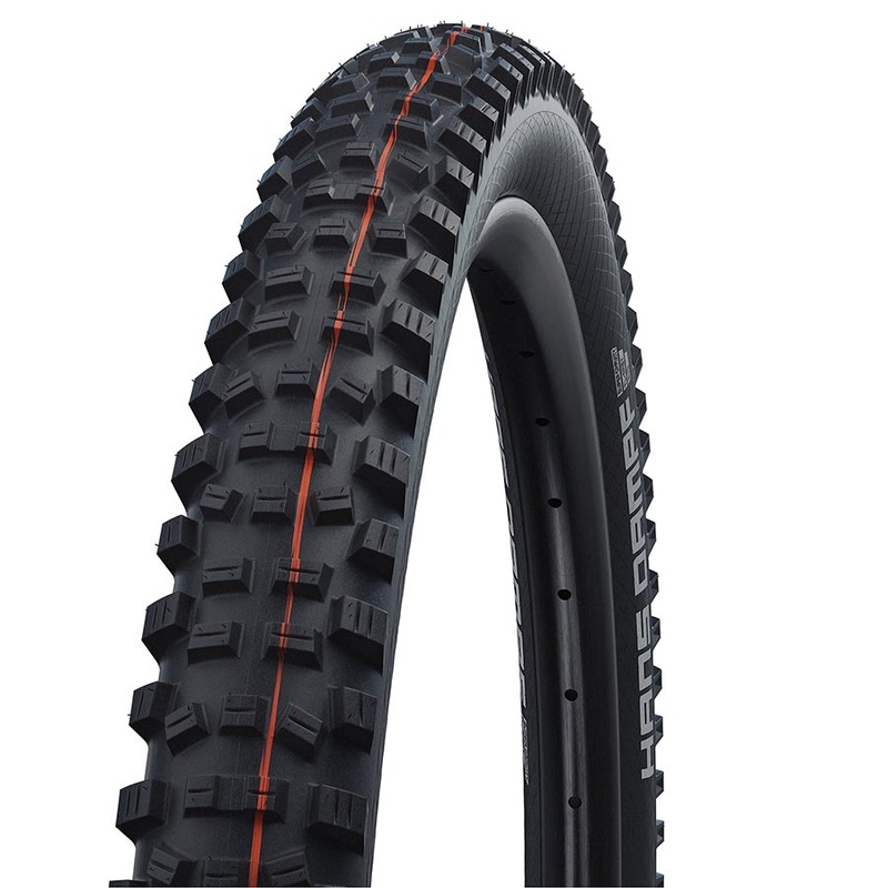 Schwalbe Hans Dampf II Addix Mountain Tire 26×2.35 Folding Tubeless Ready Addix Soft Super Gravity 67TPI Black