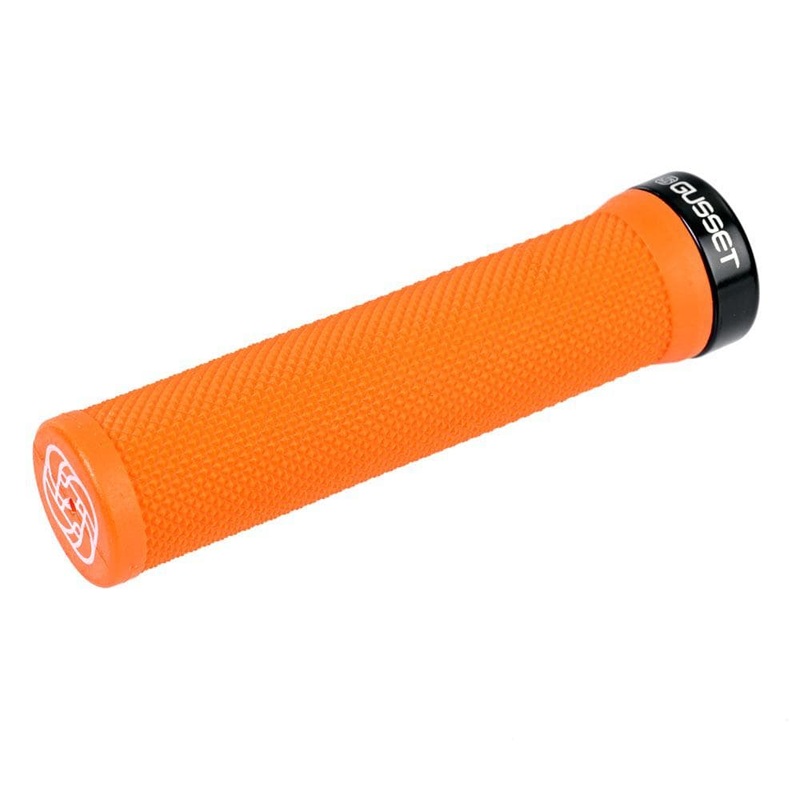 Gusset Grips Single File Clamp-On 133mm Grips Orange