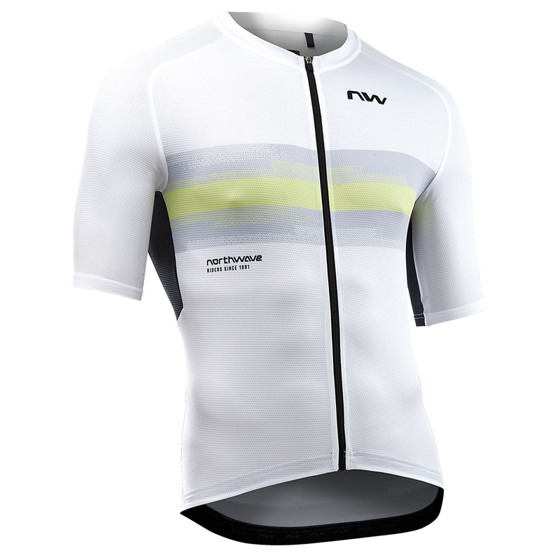 Maglia Northwave Force Evo – Bianco giallo