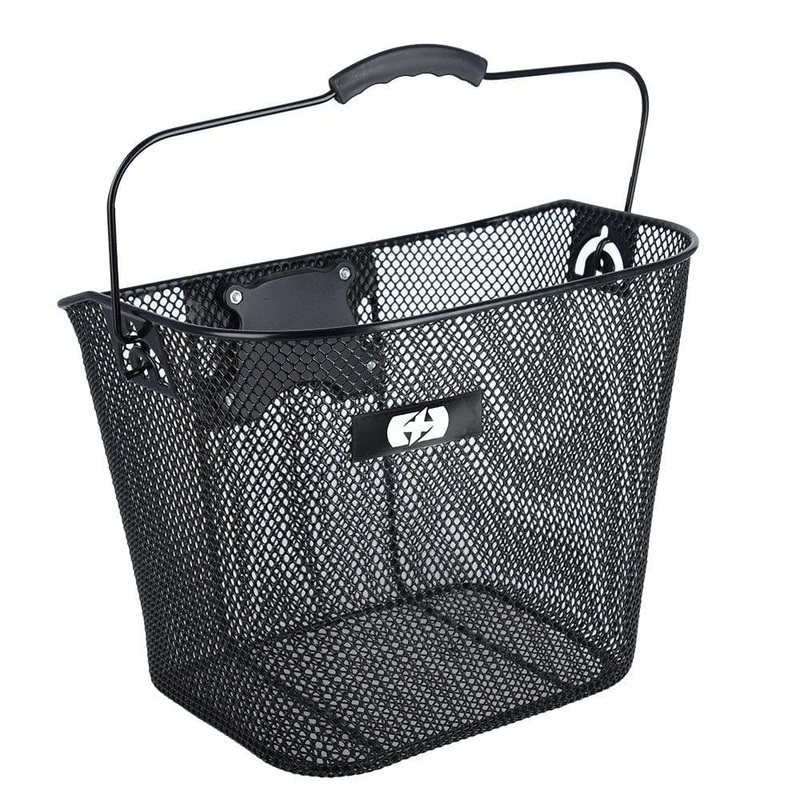 Oxford Wire Front Basket Quick Release – Black