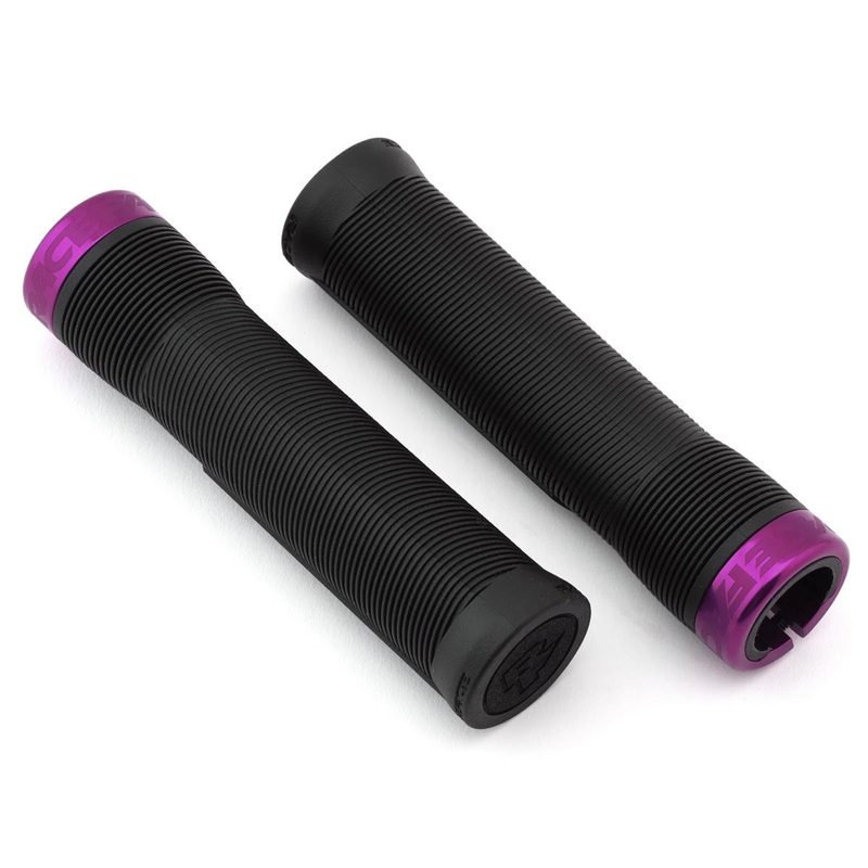 Race Face Chester Lock-On Grips (Black/Purple) (31mm)