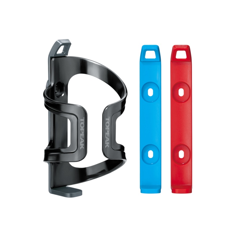 Topeak Dualside Cage EX|Topeak Cage Dualside EX Dark Grey/Blue/Red