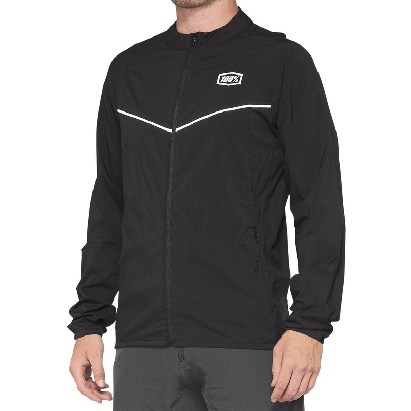 100% Corridor Stretch Windbreaker 2022 Black