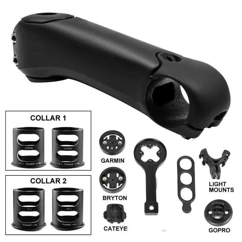 Aero MTB Bike T1000 Carbon Fiber Bicycle Stem 3 Degrees Adjust 31.8mm Carbon Road Bike Stem