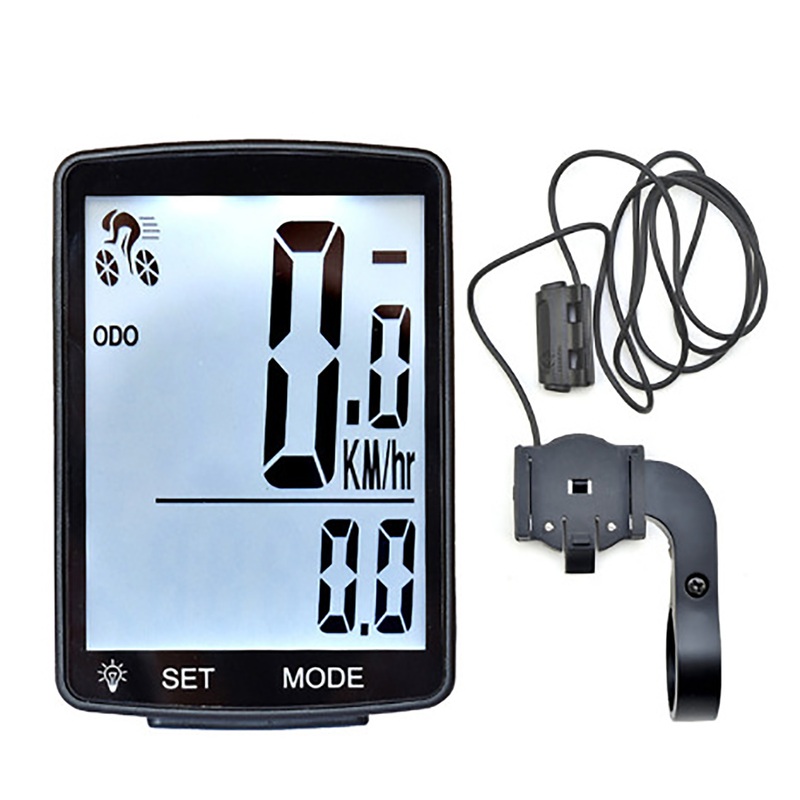Multifunctional Wireless Bike Computer Water Resistant Bicycle Speedometer Odometer Ci23838