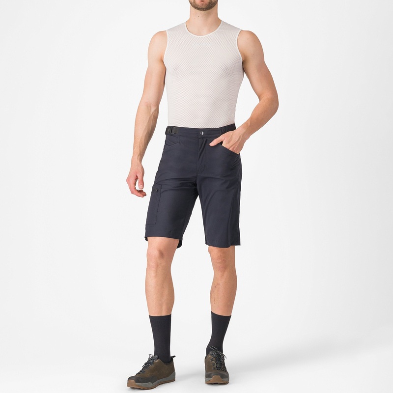 Pantaloncini Castelli Unlimited Adventure Baggy – Nero