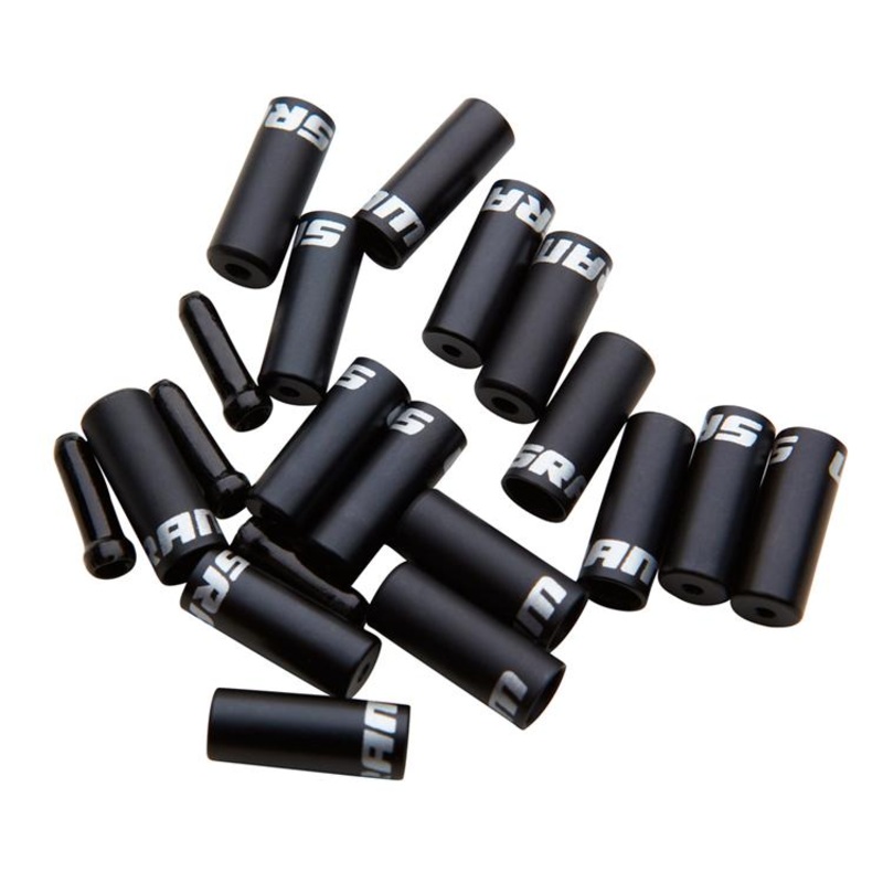 SRAM Ferrule Kits – Aluminium|SRAM Ferrule Kit, Aluminum Black – Includes Shift 4.0mm – 10 Pieces, Brake 5.0mm – 6 Pieces, Cable Tip – 4 Pieces|SRAM Ferrule Kit, Aluminum Red – Includes Shift 4.0mm – 10 Pieces, Brake 5.0mm – 6 Pieces, Cable Tip – 4 Pieces