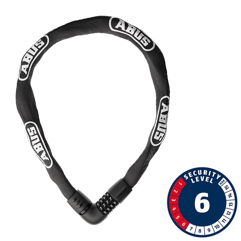 Abus Tresor 6806C Chain Lock Combination 6mm 85cm 2.8′ Black
