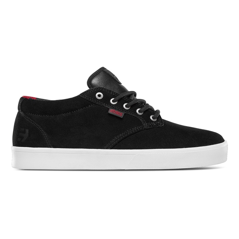 ETNIES JAMISON MIDCRANK SHOE|10|10.5|11|12|9|BLACK|BLACK/BLACK|STONE|BURGENDY/GUM