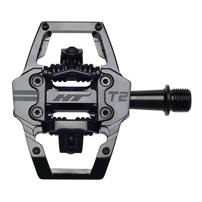 HT Components T-2 Trail Clipless 9/16 SPD Pedals Black