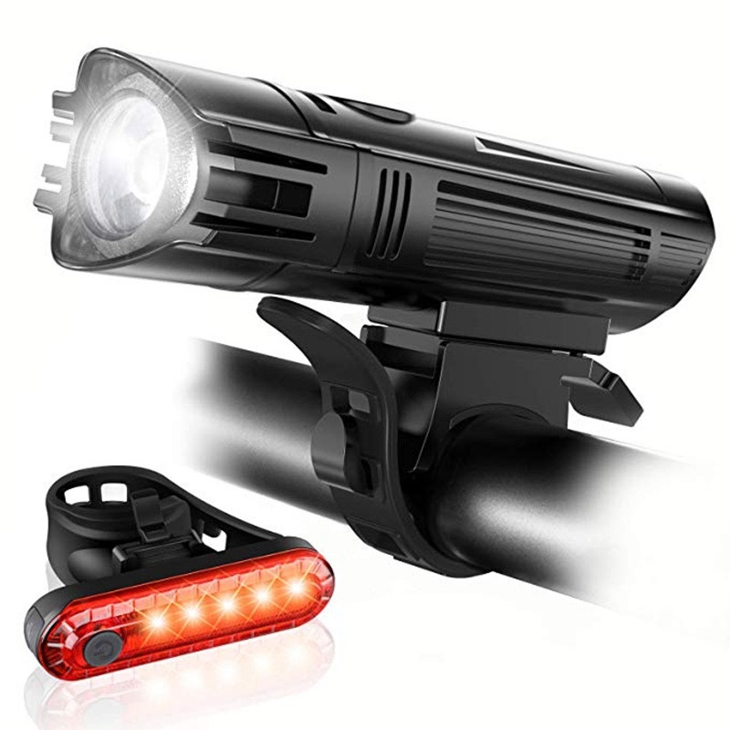 LED Bicycle Rear Front Set Bike Lights Cycling Rechargeable Super Bright