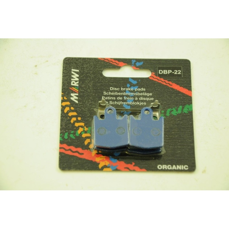 MARWI UNION ORGANIC DISC BRAKE PADS FOR HOPE M4- DH4 CALIPERS 4 PACK DBP-22