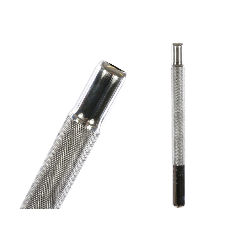 OLD SCHOOL BMX 12 KNURLED EXTRA GRIP 25.4mm SEAT POST CHROME 300mm HARD TO FIND