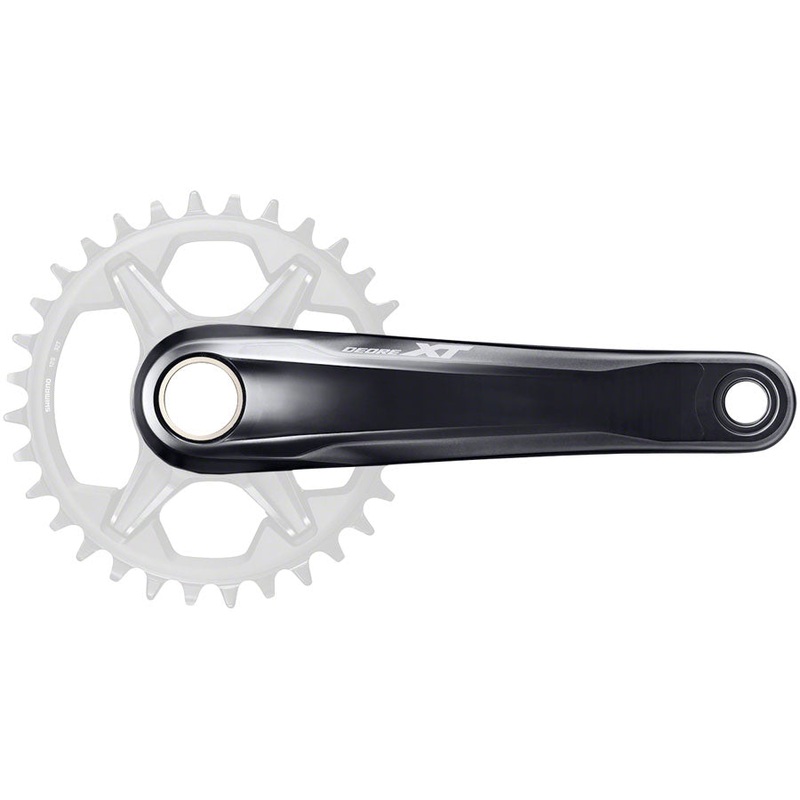 Shimano DEORE XT FC-M8130-1 Crankset – 165mm 12-Speed Direct Mount Hollowtech II Spindle Interface BLK