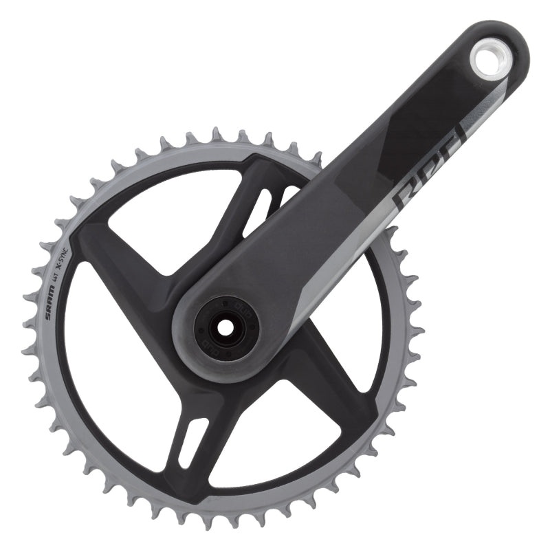 SRAM RED 1 AXS Crankset – 175mm 12-Speed 46t 8-Bolt Direct Mount DUB Spindle Interface Natural Carbon D1
