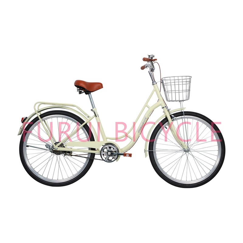 Custom Road 26” Lady’s City Bike OEM Steel Frame 7speed Bicycle Dirt